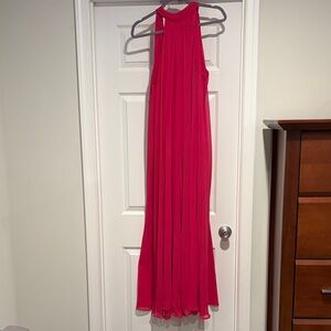 Vince Camuto Hot Pink Flowy Jumpsuit